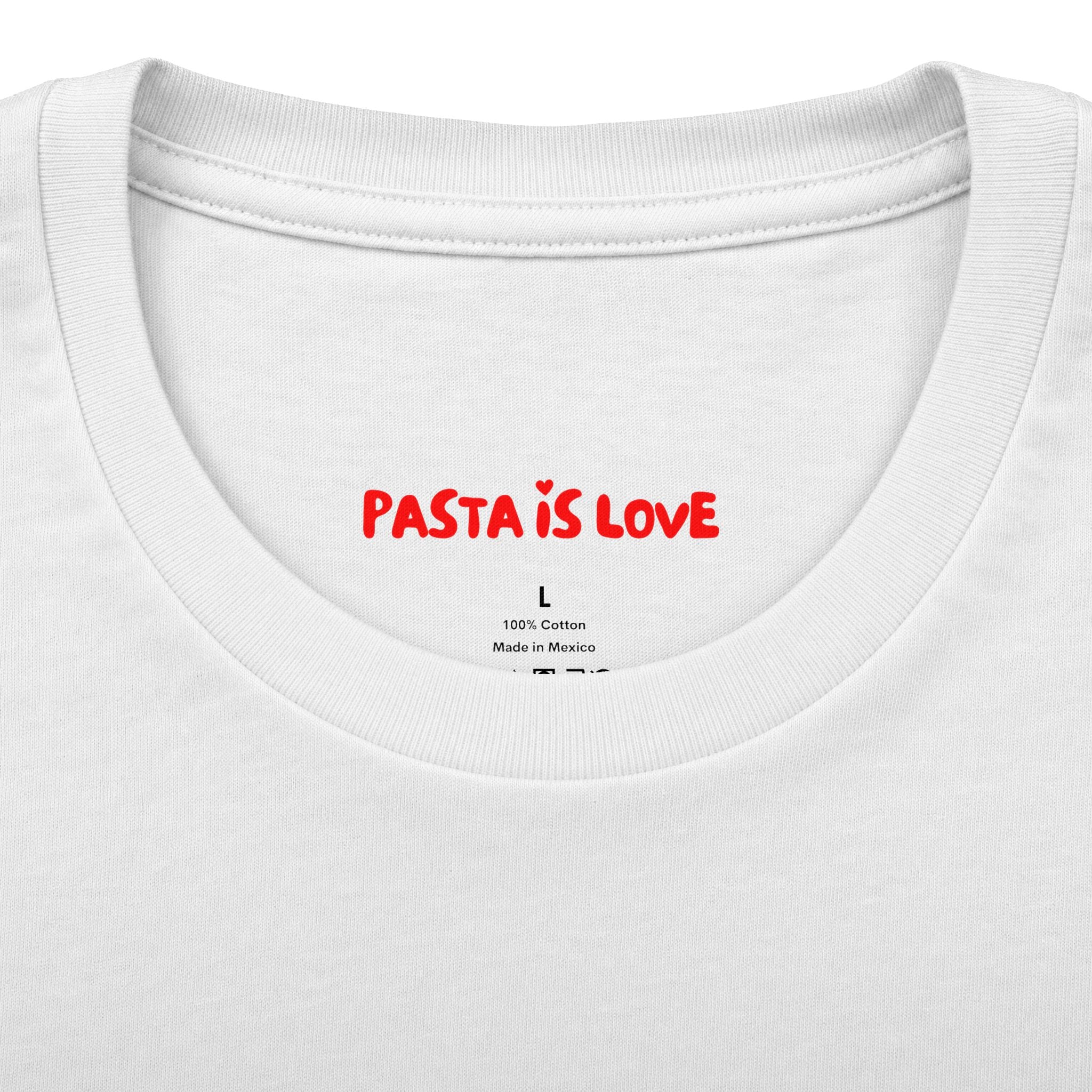 Pasta is Love T-Shirt – Uplifting Foodie Gift for Pasta Lovers